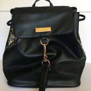 Versace Parfums black gold back pack